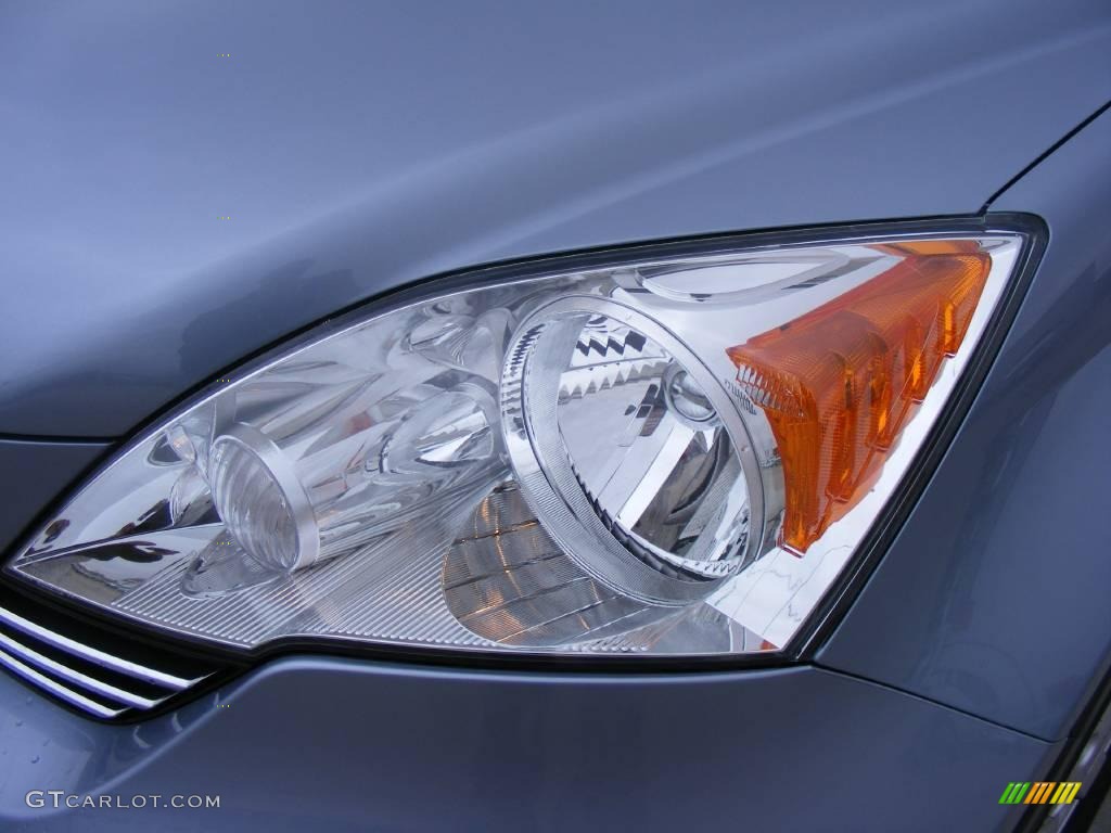2008 CR-V EX - Glacier Blue Metallic / Gray photo #10