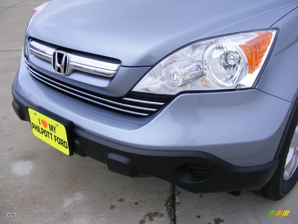 2008 CR-V EX - Glacier Blue Metallic / Gray photo #11
