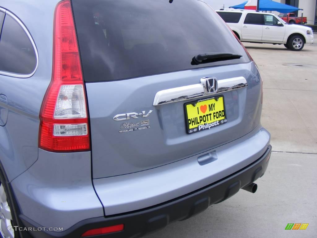 2008 CR-V EX - Glacier Blue Metallic / Gray photo #21