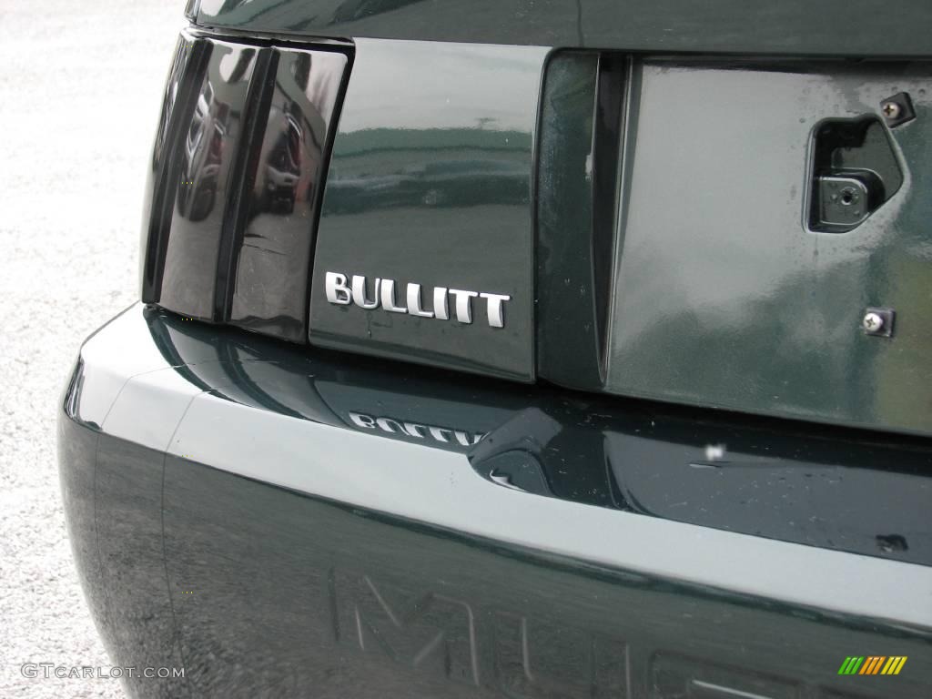 2001 Mustang Bullitt Coupe - Dark Highland Green / Dark Charcoal photo #16