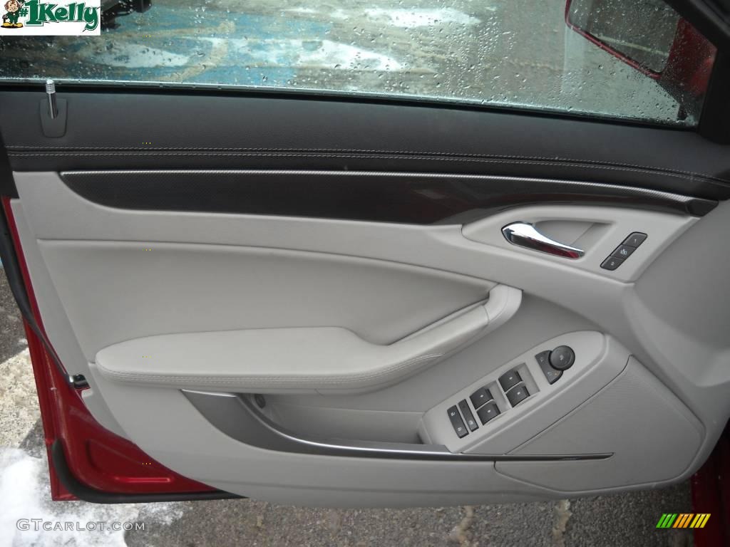 2009 CTS 4 AWD Sedan - Crystal Red / Light Titanium/Ebony photo #7