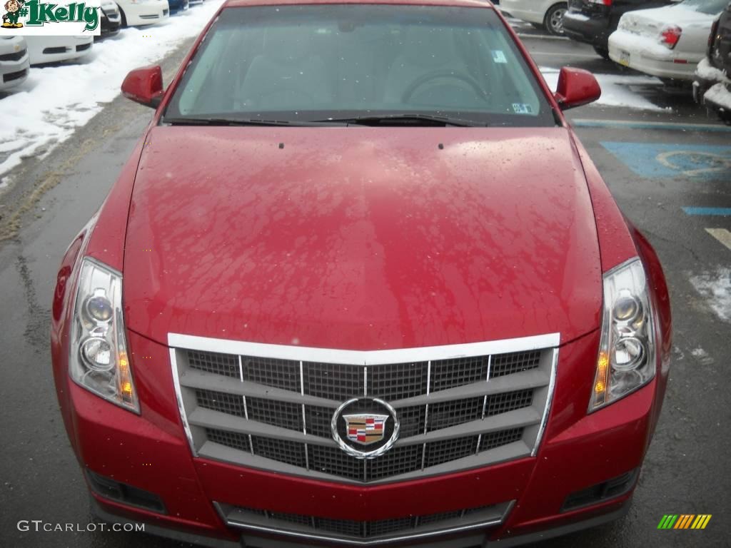 2009 CTS 4 AWD Sedan - Crystal Red / Light Titanium/Ebony photo #15