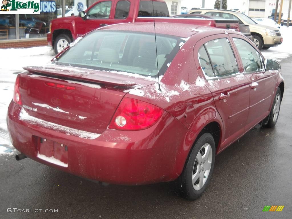 2007 Cobalt LT Sedan - Sport Red Tint Coat / Neutral Beige photo #3