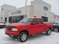 Bright Red 2003 Ford F150 XLT Sport SuperCab 4x4