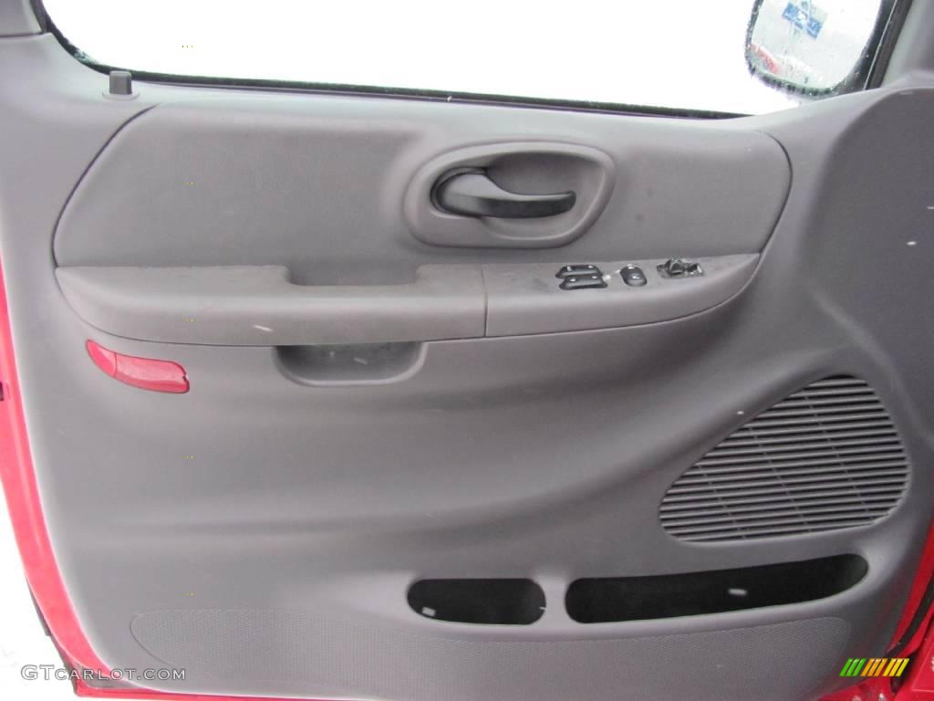 2003 F150 XLT Sport SuperCab 4x4 - Bright Red / Medium Graphite Grey photo #10