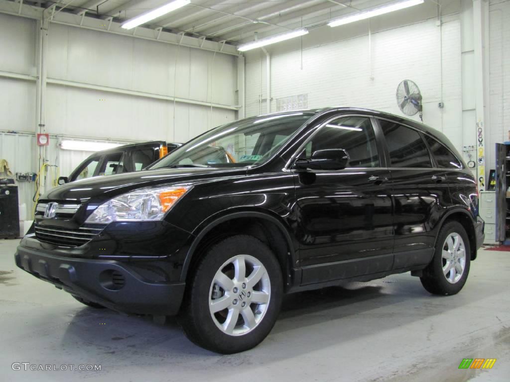 2007 CR-V EX-L - Nighthawk Black Pearl / Black photo #1