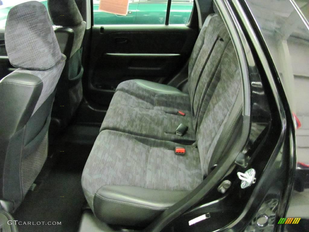 2002 CR-V LX 4WD - Nighthawk Black Pearl / Black photo #10