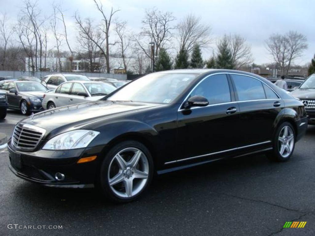 2008 S 550 4Matic Sedan - Black / Black photo #1