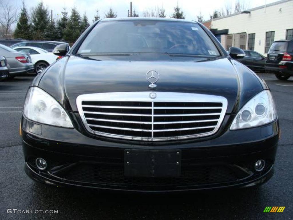 2008 S 550 4Matic Sedan - Black / Black photo #2