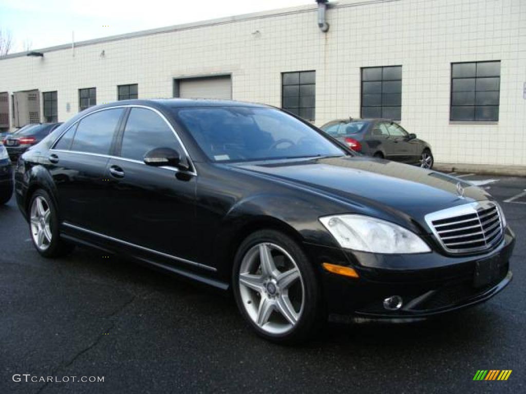 2008 S 550 4Matic Sedan - Black / Black photo #3