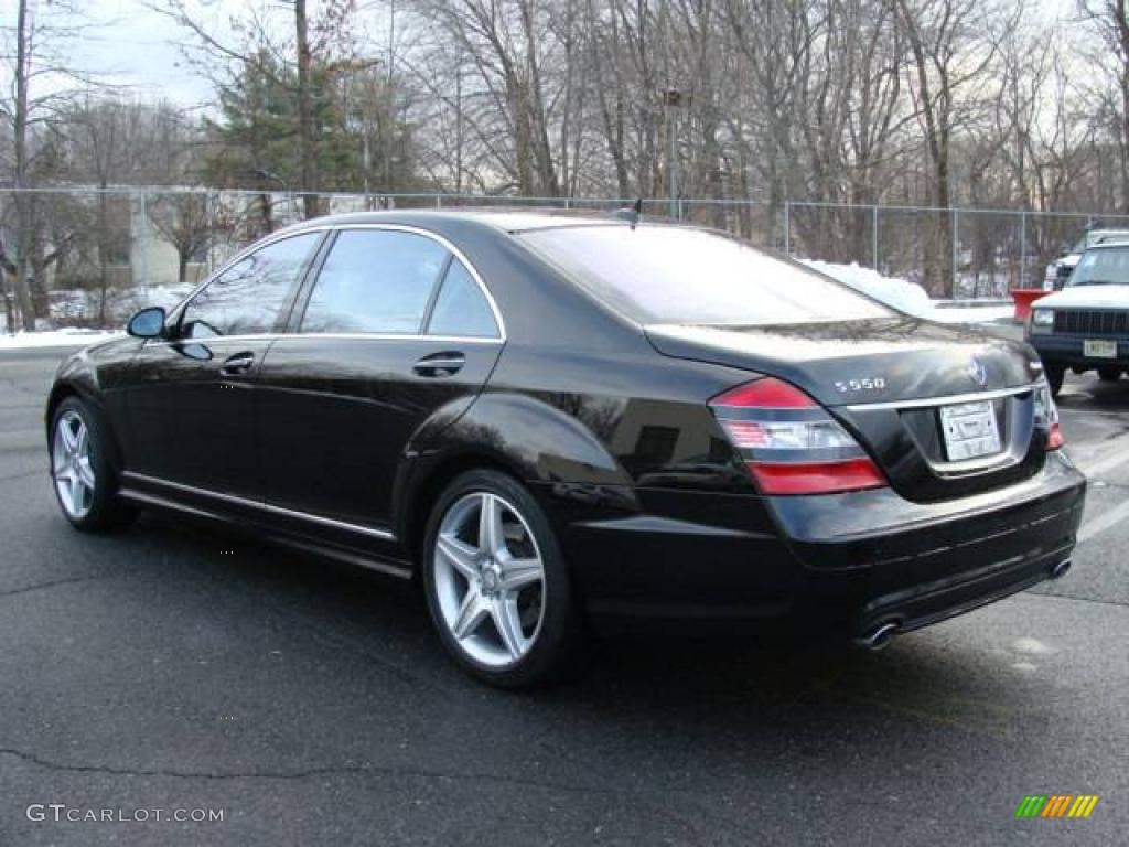 2008 S 550 4Matic Sedan - Black / Black photo #6