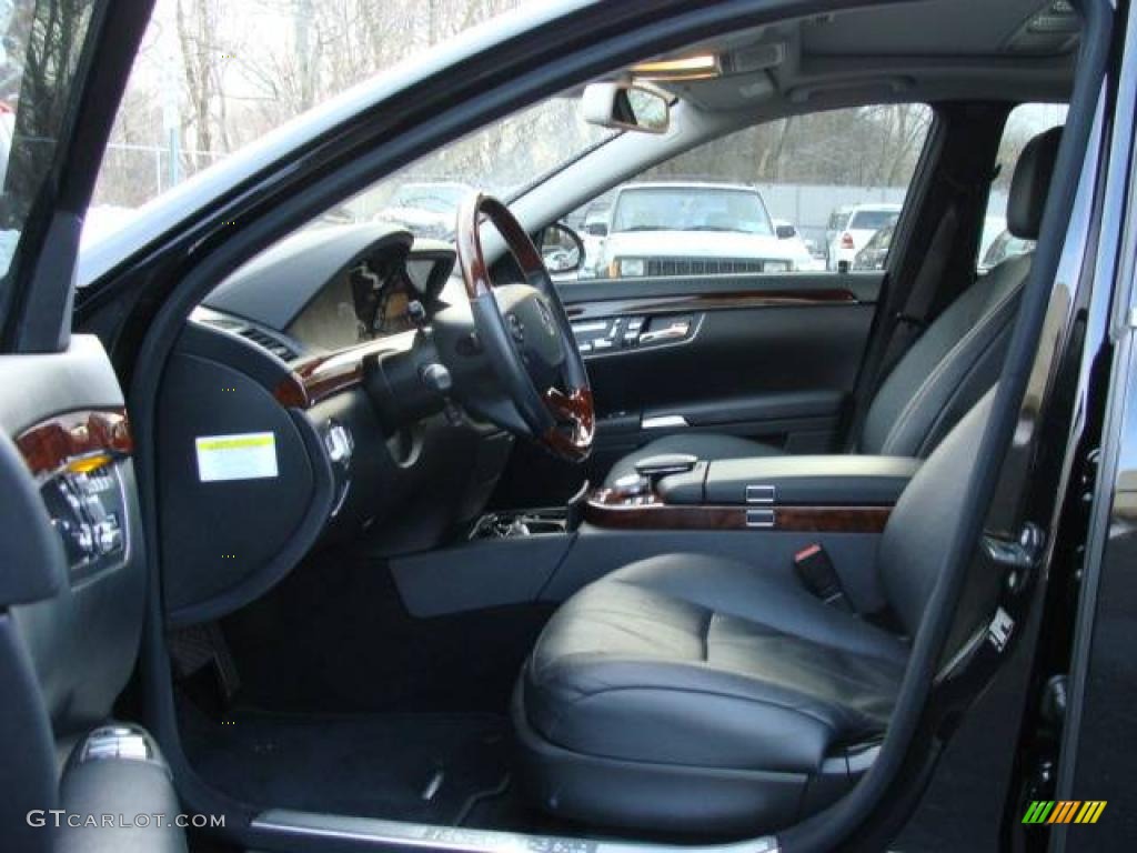 2008 S 550 4Matic Sedan - Black / Black photo #8