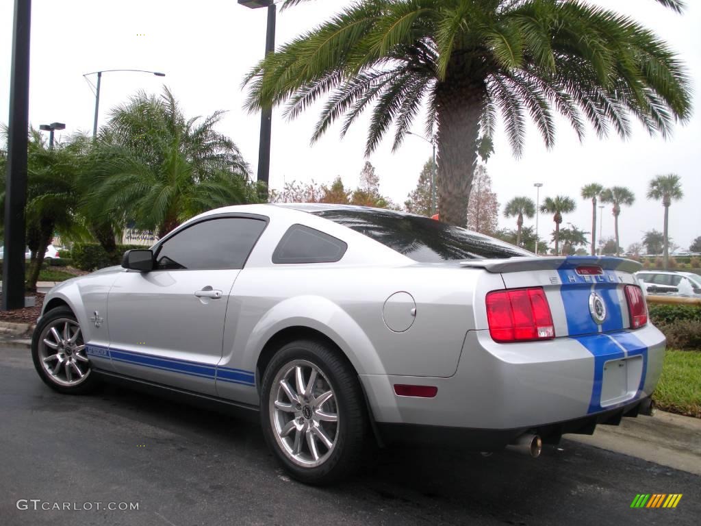 Brilliant Silver Metallic 2008 Ford Mustang Shelby GT500KR Coupe Exterior Photo #24484083