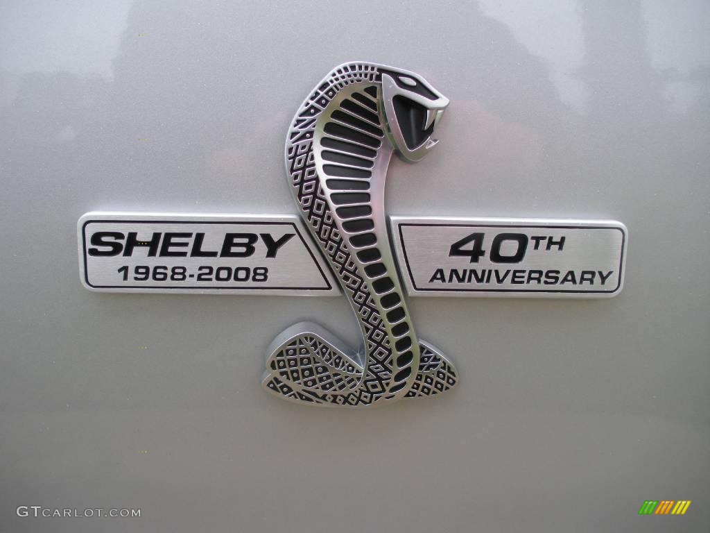 2008 Ford Mustang Shelby GT500KR Coupe Marks and Logos Photo #24484087