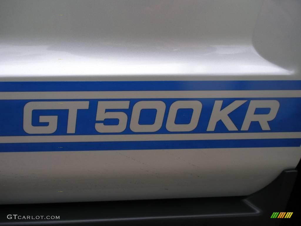 2008 Ford Mustang Shelby GT500KR Coupe Marks and Logos Photo #24484091