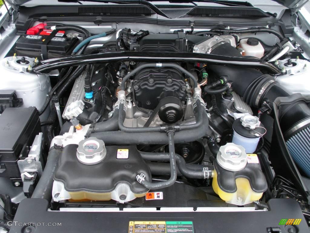 2008 Ford Mustang Shelby GT500KR Coupe 5.4 Liter KR Supercharged DOHC 32-Valve V8 Engine Photo #24484159