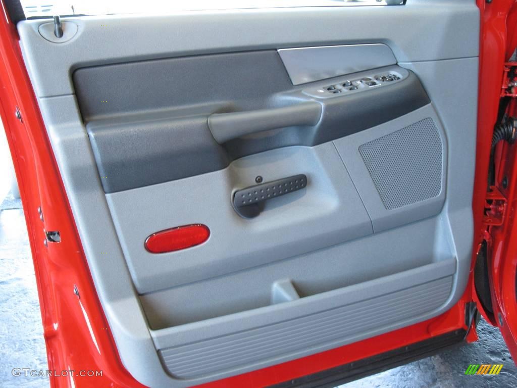 2007 Ram 1500 Big Horn Edition Quad Cab 4x4 - Flame Red / Medium Slate Gray photo #14