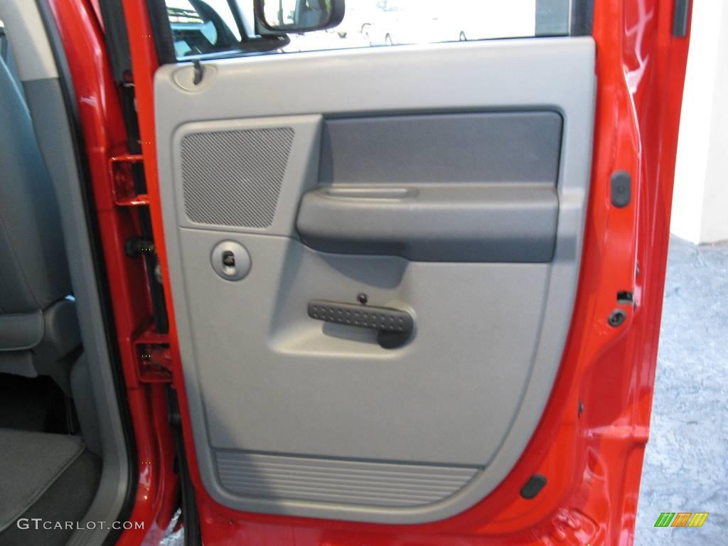 2007 Ram 1500 Big Horn Edition Quad Cab 4x4 - Flame Red / Medium Slate Gray photo #17
