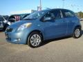 2008 Bayou Blue Pearl Toyota Yaris S 3 Door Liftback  photo #2