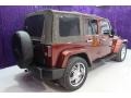 2007 Red Rock Crystal Pearl Jeep Wrangler Unlimited Sahara  photo #31