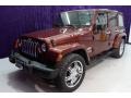 2007 Red Rock Crystal Pearl Jeep Wrangler Unlimited Sahara  photo #37