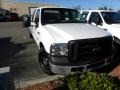 Oxford White Clearcoat 2007 Ford F250 Super Duty XL Crew Cab