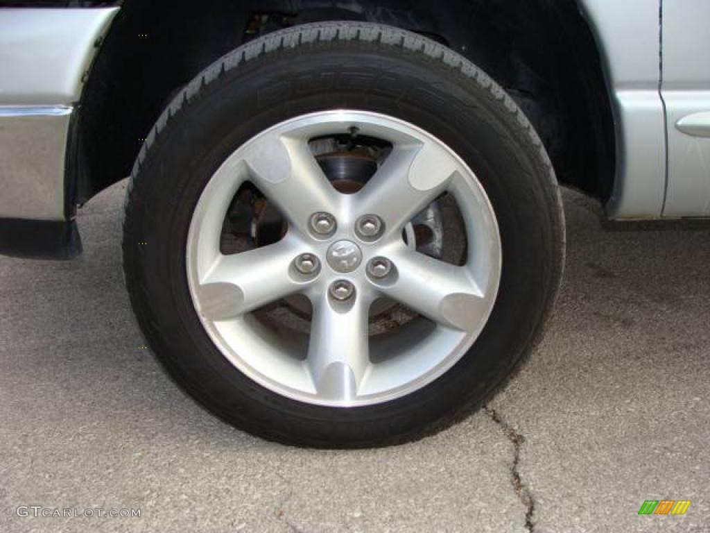 2006 Ram 1500 SLT Quad Cab 4x4 - Bright Silver Metallic / Medium Slate Gray photo #8