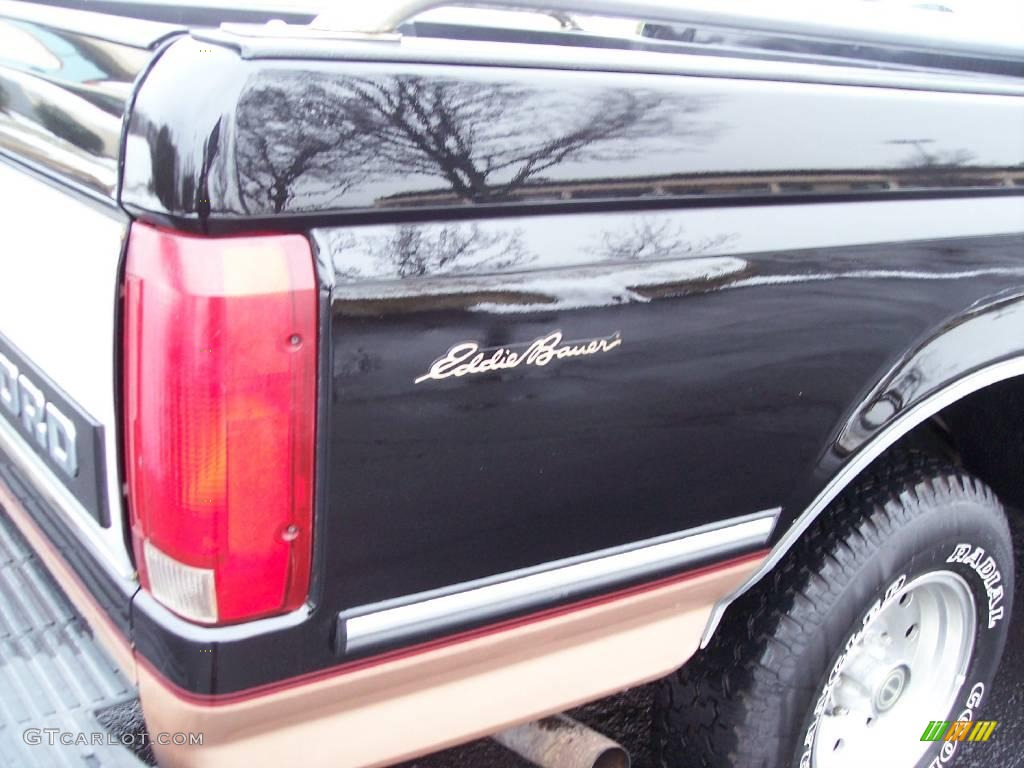 1995 F150 Eddie Bauer Regular Cab - Black / Beige photo #5