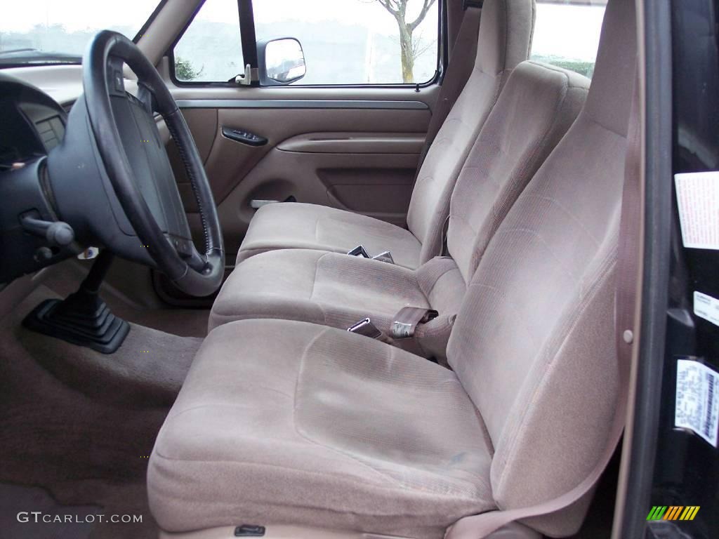1995 F150 Eddie Bauer Regular Cab - Black / Beige photo #16