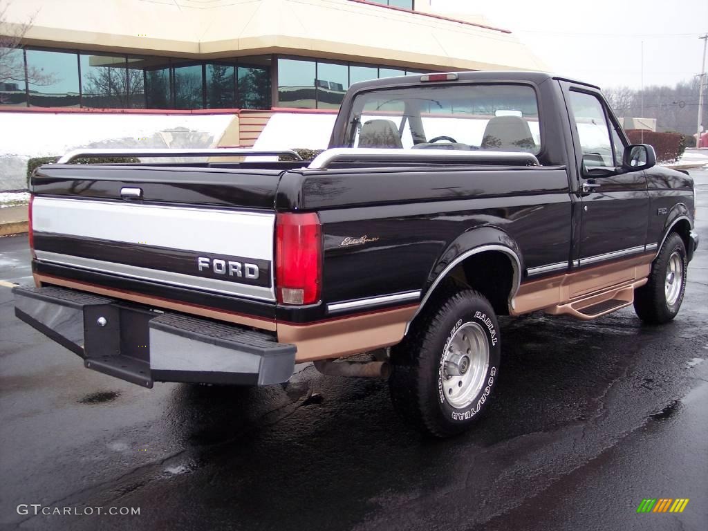 1995 F150 Eddie Bauer Regular Cab - Black / Beige photo #58