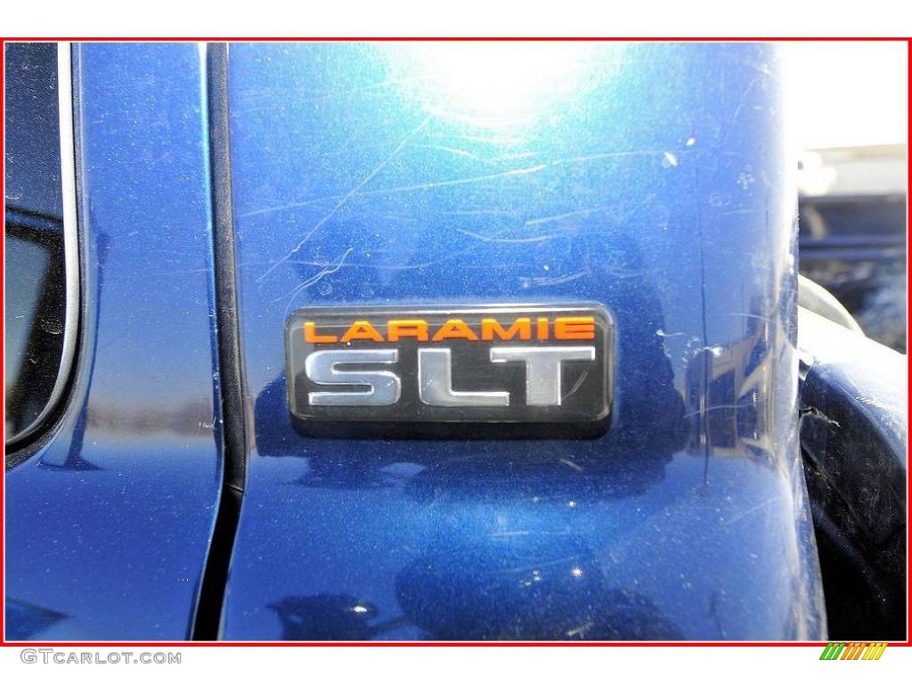 2001 Ram 2500 SLT Quad Cab 4x4 - Patriot Blue Pearl / Mist Gray photo #11