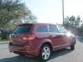 2009 Inferno Red Crystal Pearl Dodge Journey SXT  photo #5