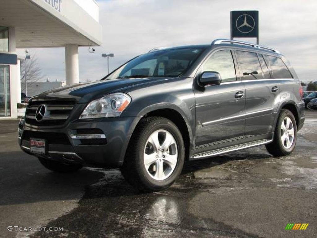 2010 GL 450 4Matic - Steel Grey Metallic / Dark Ash/Ash photo #1