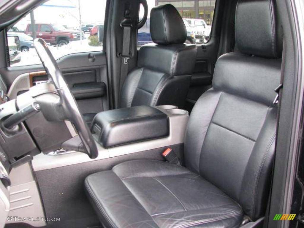 2004 F150 Lariat SuperCrew 4x4 - Black / Tan photo #12