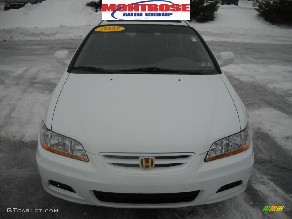 2002 Accord SE Coupe - Taffeta White / Ivory photo #22