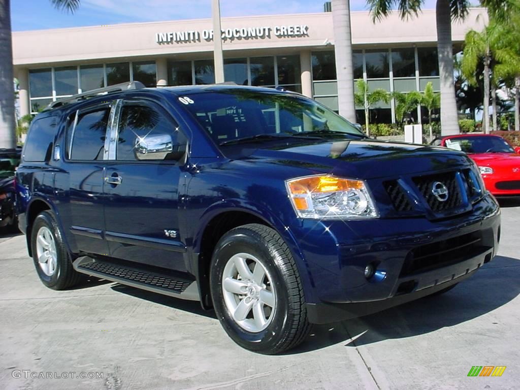 2008 Armada SE - Majestic Blue / Charcoal photo #1