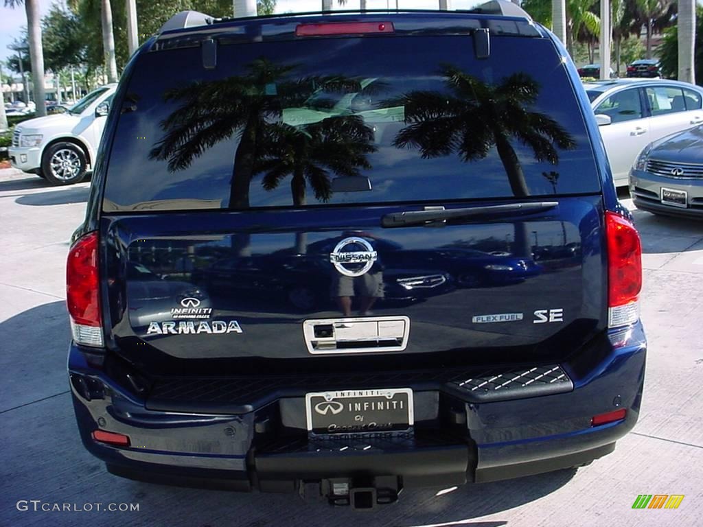 2008 Armada SE - Majestic Blue / Charcoal photo #4