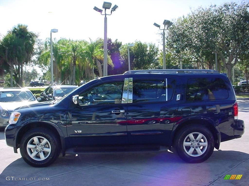 2008 Armada SE - Majestic Blue / Charcoal photo #7