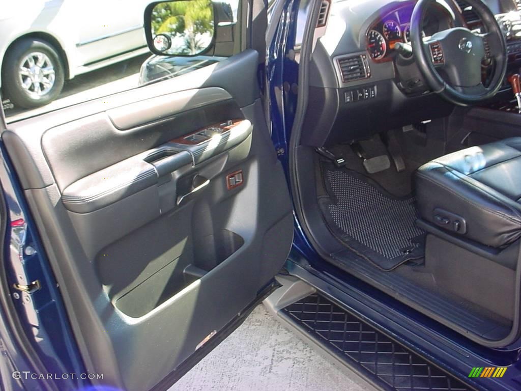 2008 Armada SE - Majestic Blue / Charcoal photo #10