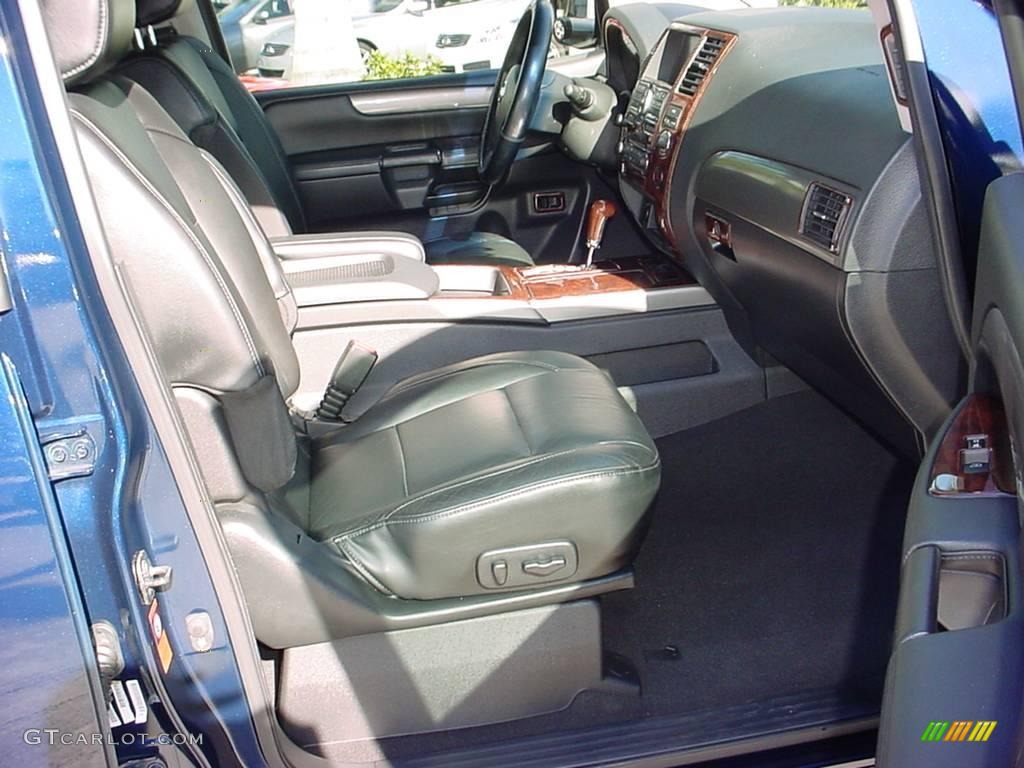 2008 Armada SE - Majestic Blue / Charcoal photo #13