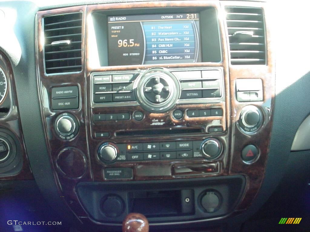 2008 Armada SE - Majestic Blue / Charcoal photo #17