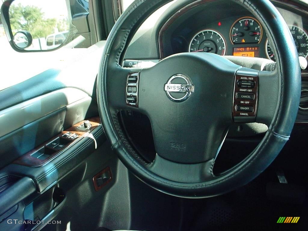 2008 Armada SE - Majestic Blue / Charcoal photo #18
