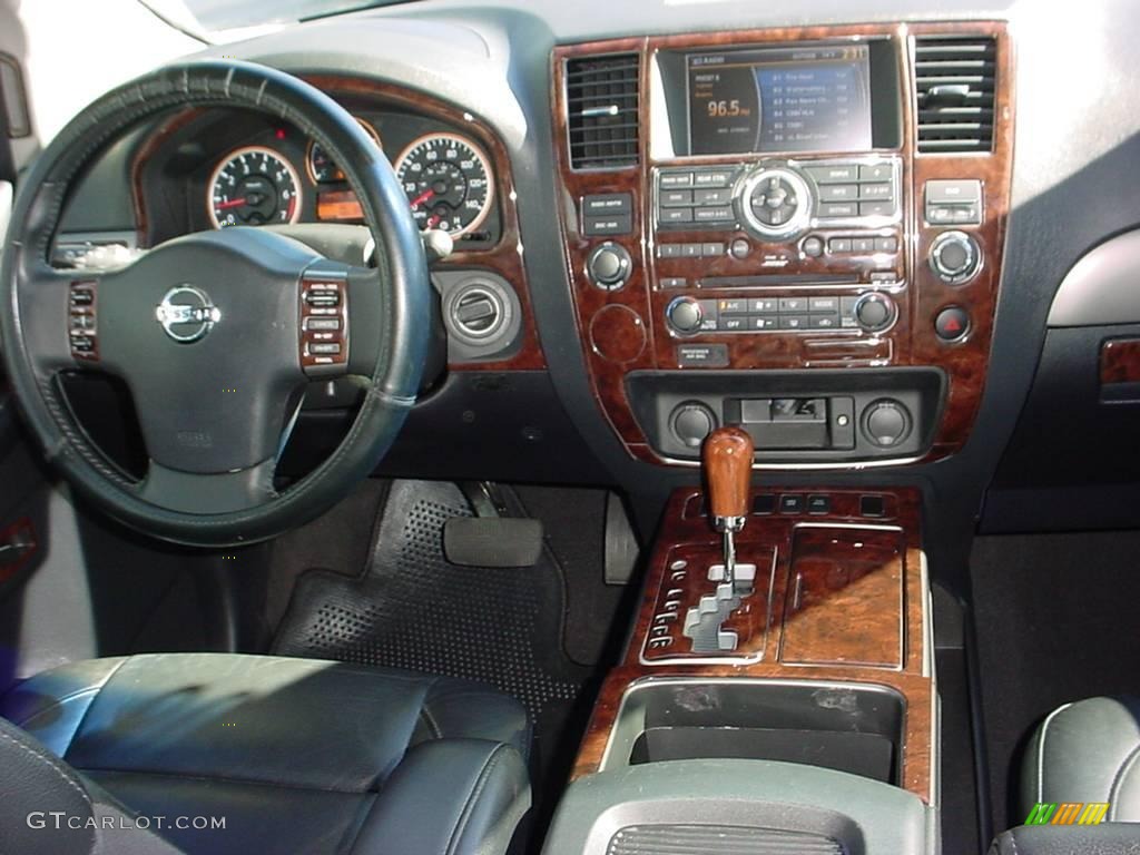 2008 Armada SE - Majestic Blue / Charcoal photo #19