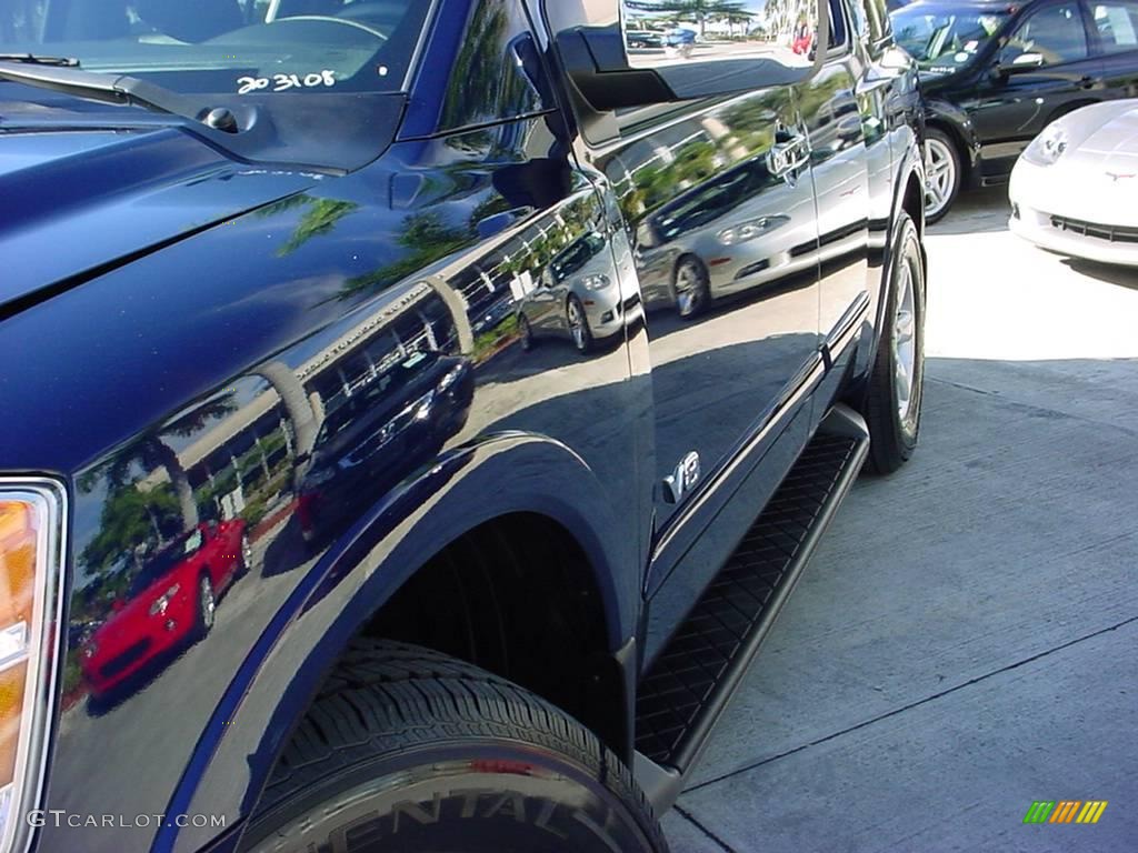 2008 Armada SE - Majestic Blue / Charcoal photo #24