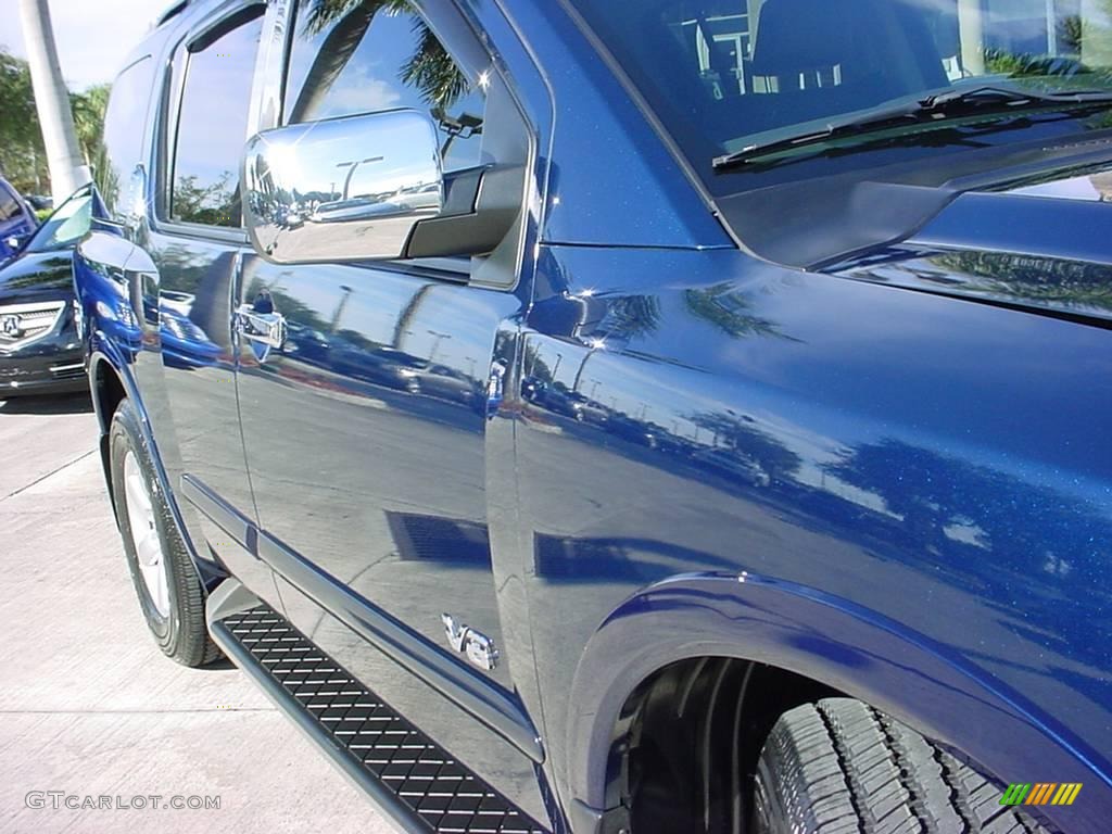 2008 Armada SE - Majestic Blue / Charcoal photo #25