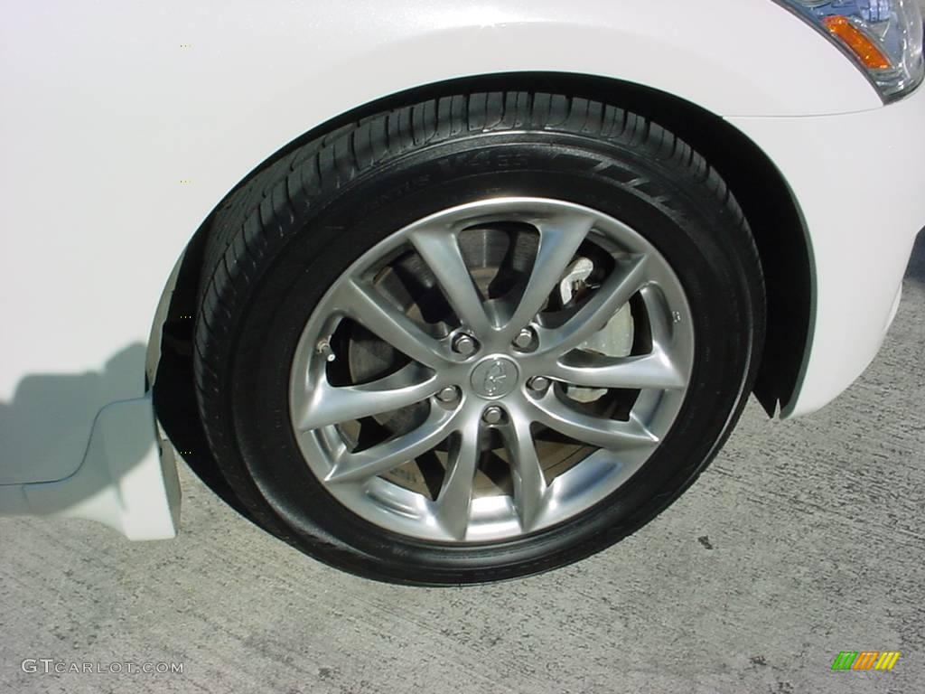 2008 G 35 Sedan - Ivory Pearl White / Wheat photo #11