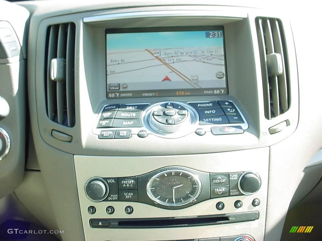 2008 G 35 Sedan - Ivory Pearl White / Wheat photo #23