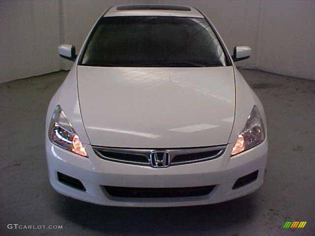 2007 Accord EX-L V6 Sedan - Taffeta White / Ivory photo #2
