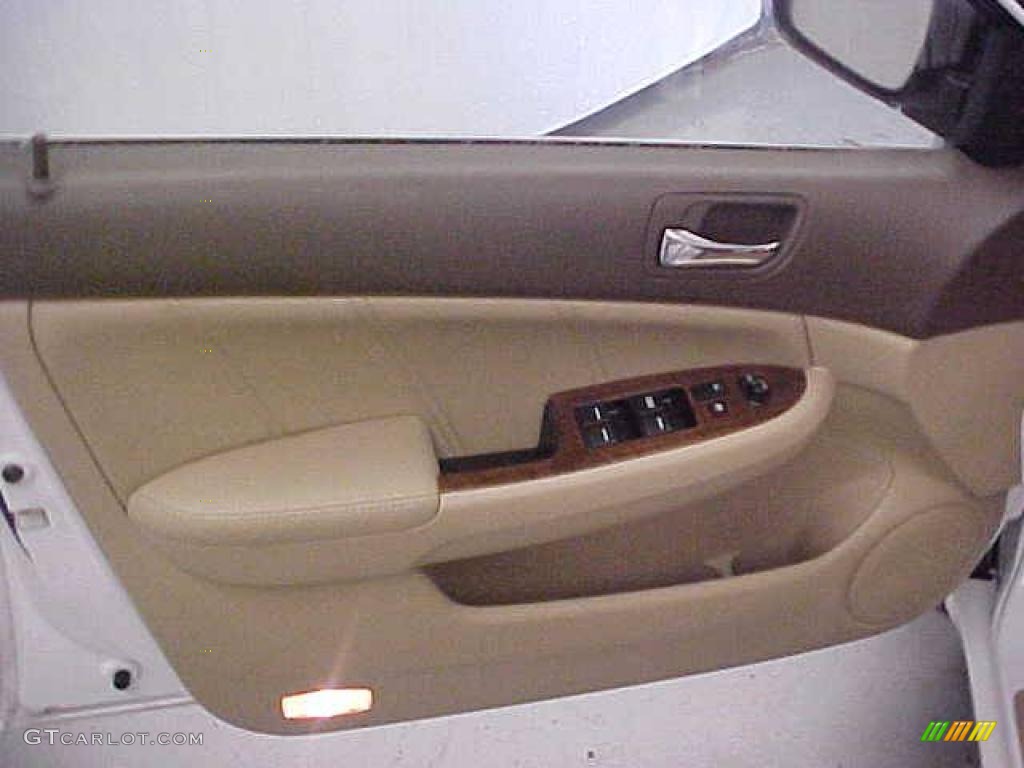 2007 Accord EX-L V6 Sedan - Taffeta White / Ivory photo #8