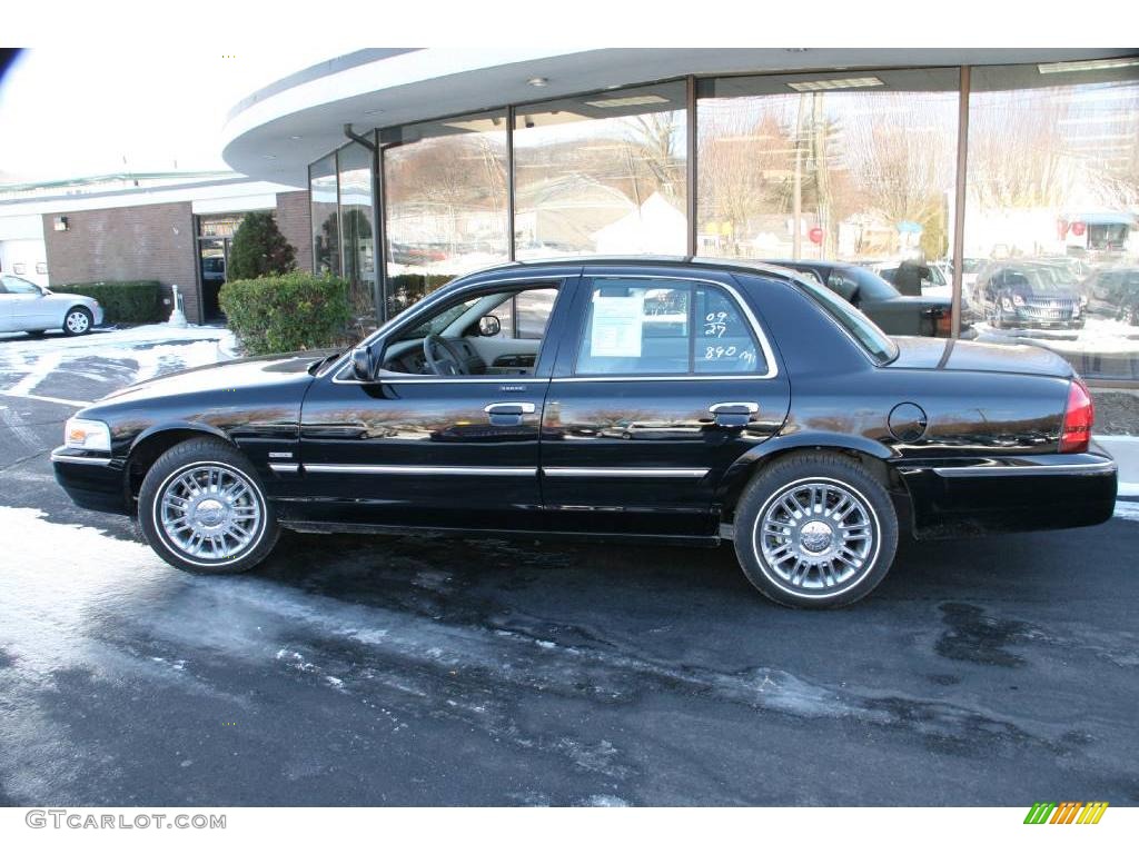 2009 Grand Marquis LS - Black / Medium Light Stone photo #9